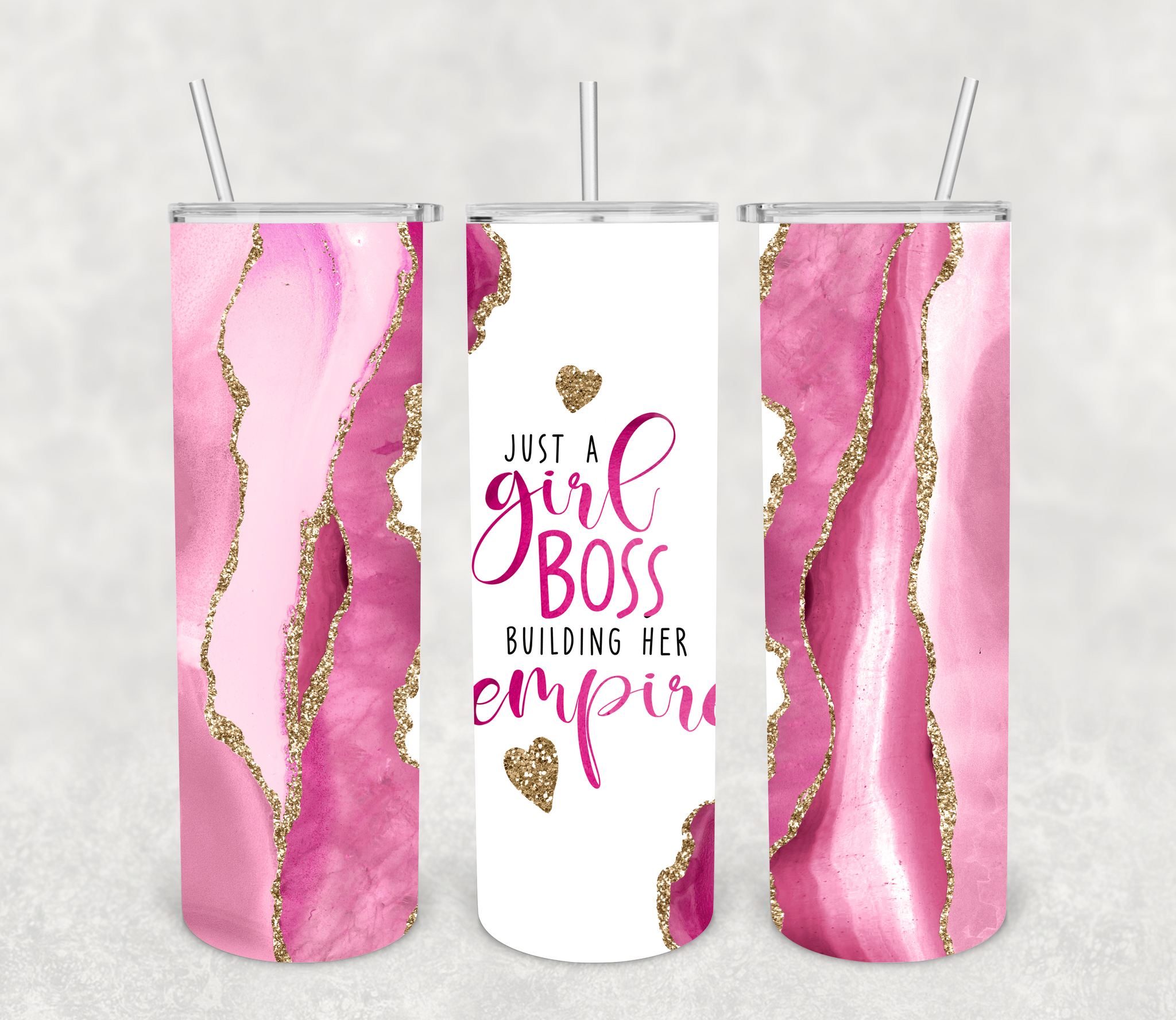 Girl Boss Pink Tumbler