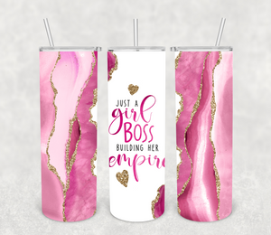 Girl Boss Pink Tumbler